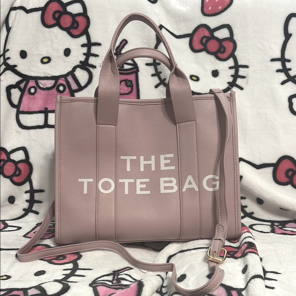 Dusty Pink Tote Bag with Structured Design